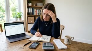 UK sole trader checking records after missing an MTD quarterly update deadline